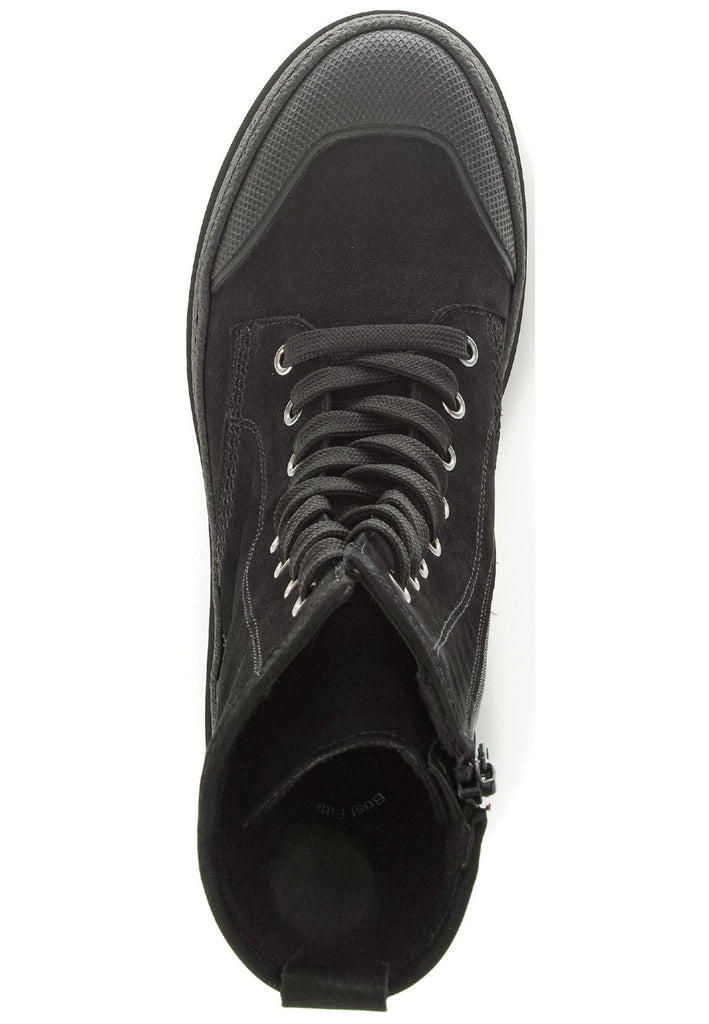 Gabor Stiefelette Nubukleder/Textil Schwarz