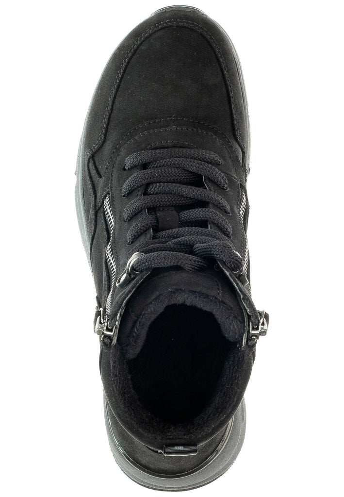 Gabor Stiefelette Nubukleder/Textil Schwarz