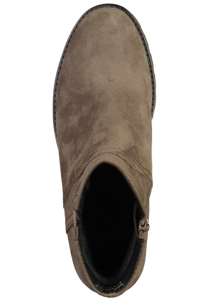 Gabor Stiefelette Veloursleder Anthrazit