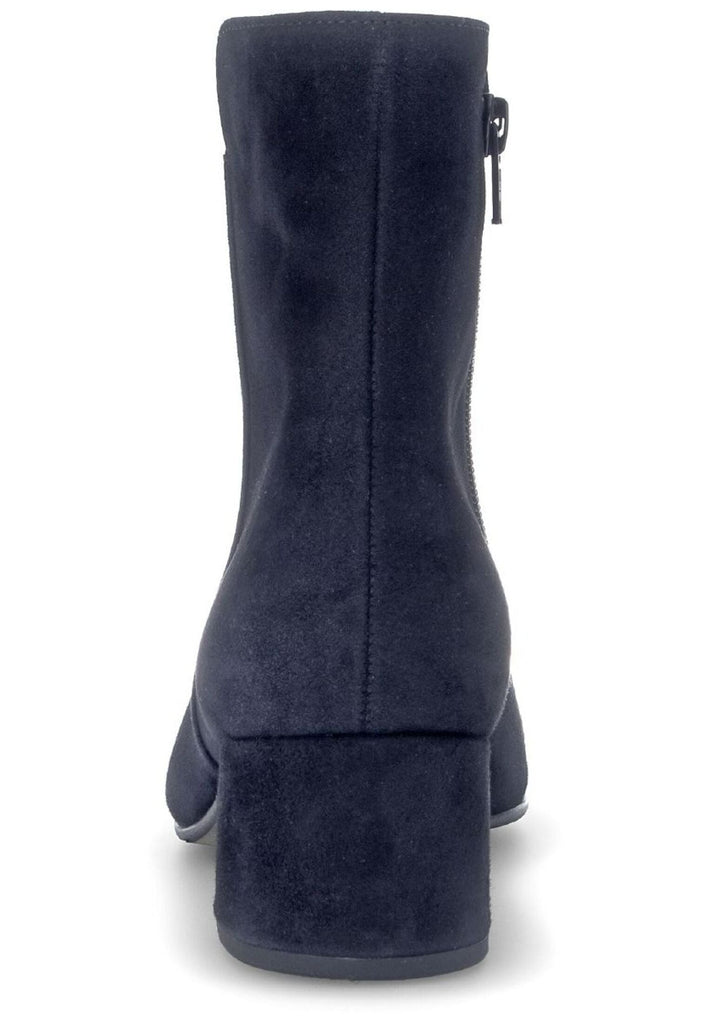 Gabor Stiefelette Veloursleder Atlantik