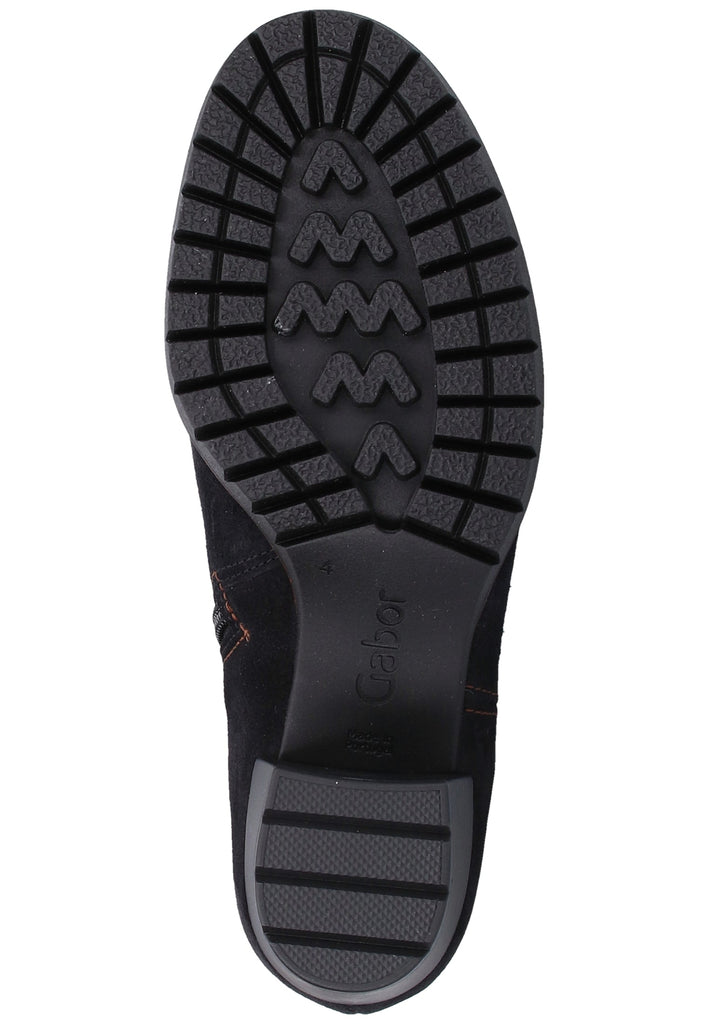 Gabor Stiefelette Veloursleder Blau