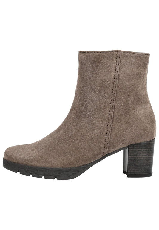 Gabor Stiefelette Veloursleder Braun Warmfutter