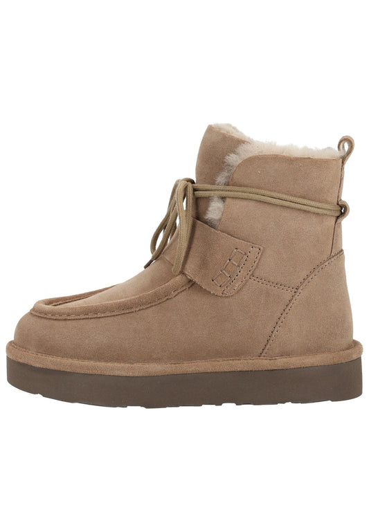 Gabor Stiefelette Veloursleder Braun Warmfutter