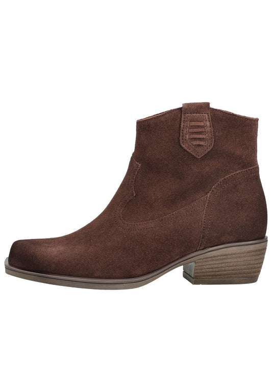 Gabor Stiefelette Veloursleder Cacao