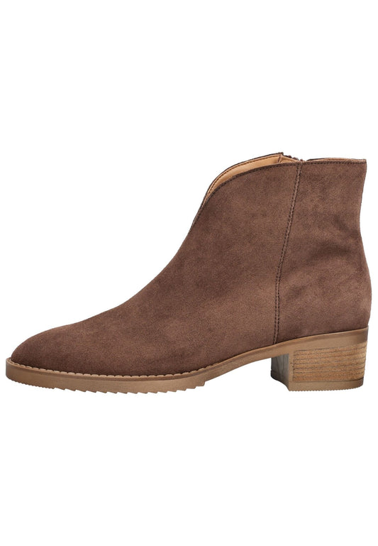 Gabor Stiefelette Veloursleder Cacao