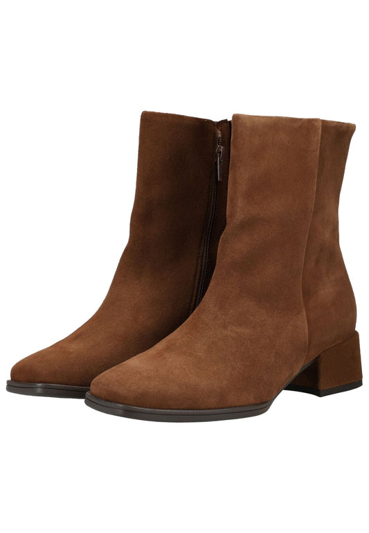 Gabor Stiefelette Veloursleder Cacao