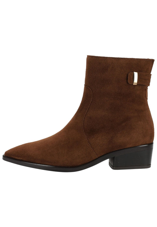 Gabor Stiefelette Veloursleder Cacao