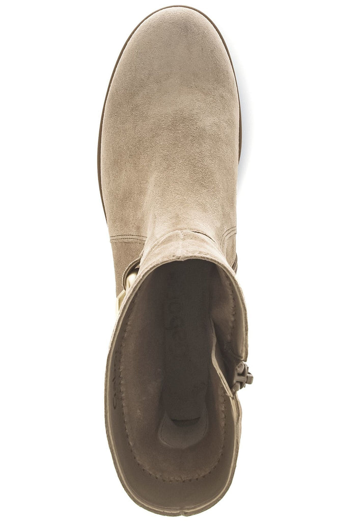 Gabor Stiefelette Veloursleder Desert Warmfutter
