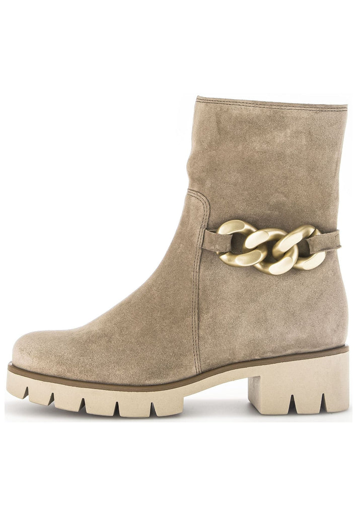 Gabor Stiefelette Veloursleder Desert Warmfutter