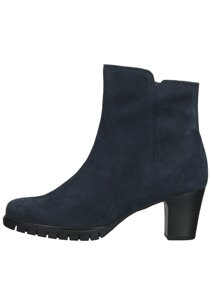 Gabor Stiefelette Veloursleder Dunkelblau