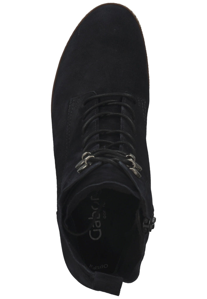 Gabor Stiefelette Veloursleder Dunkelblau