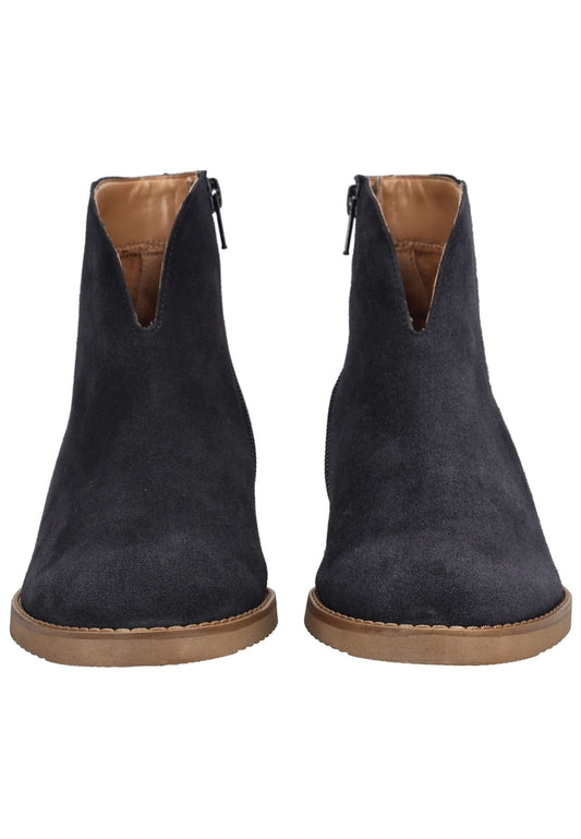Gabor Stiefelette Veloursleder Dunkelblau