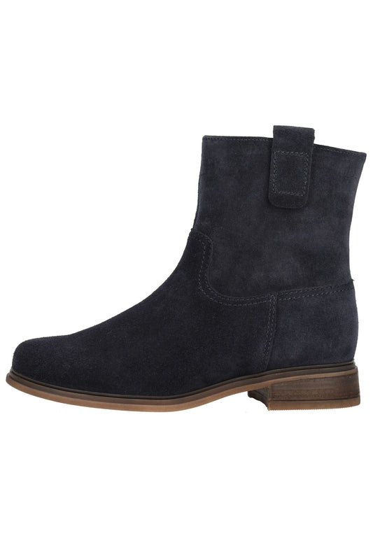 Gabor Stiefelette Veloursleder Dunkelblau