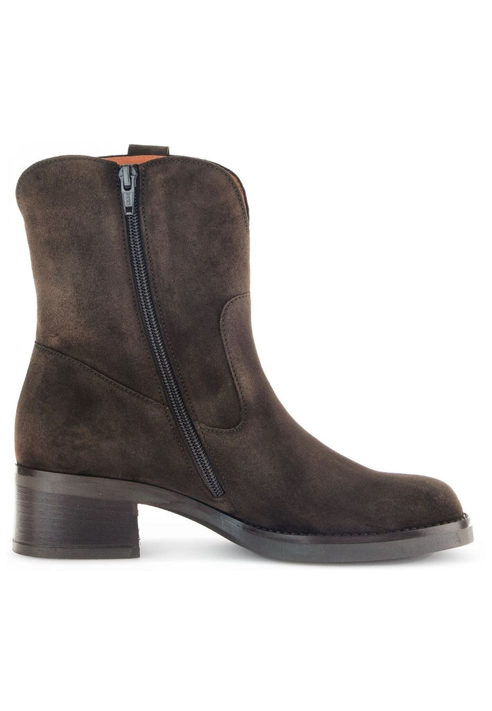 Gabor Stiefelette Veloursleder Dunkelbraun