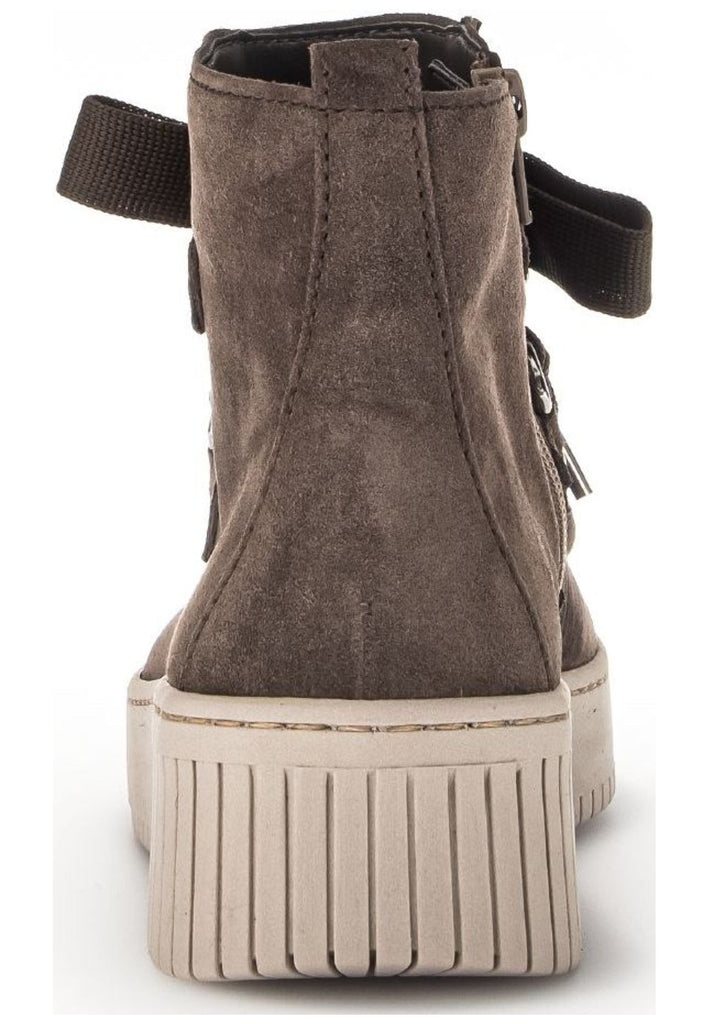Gabor Stiefelette Veloursleder Dunkelbraun