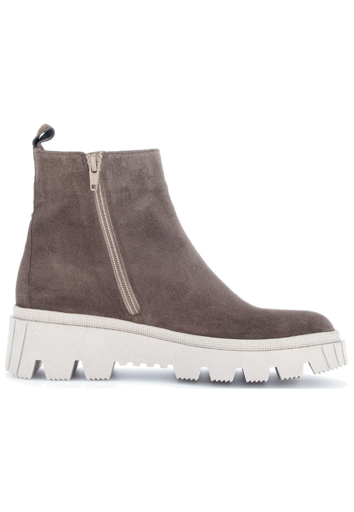 Gabor Stiefelette Veloursleder Dunkelbraun