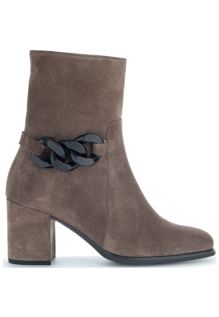 Gabor Stiefelette Veloursleder Dunkelbraun