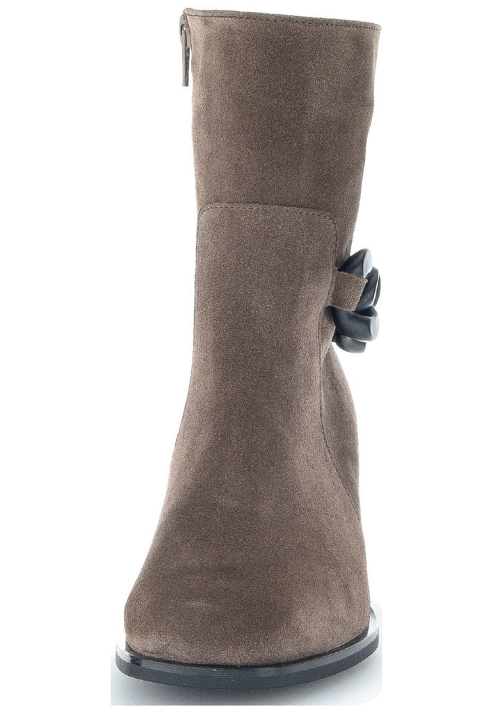 Gabor Stiefelette Veloursleder Dunkelbraun