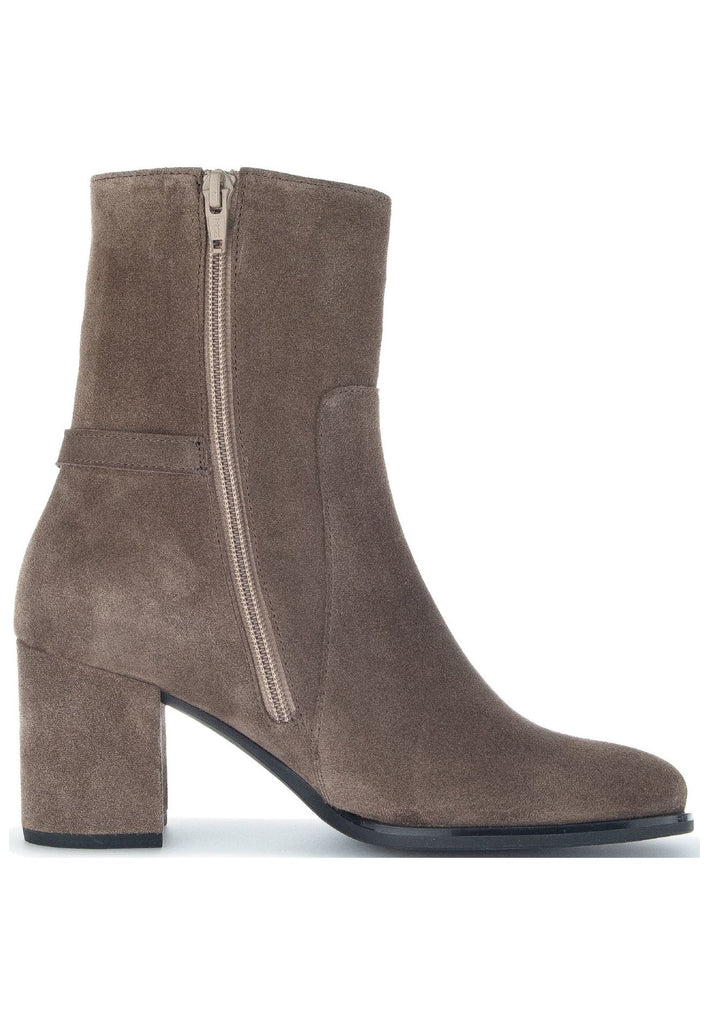 Gabor Stiefelette Veloursleder Dunkelbraun