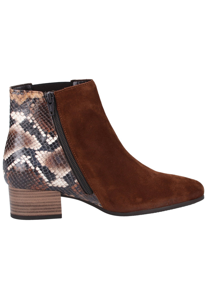 Gabor Stiefelette Veloursleder Dunkelbraun