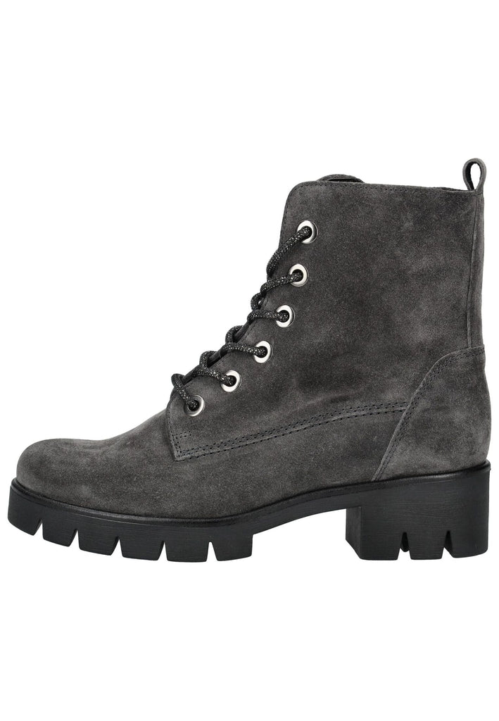 Gabor Stiefelette Veloursleder Dunkelgrau