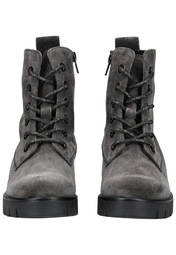 Gabor Stiefelette Veloursleder Dunkelgrau