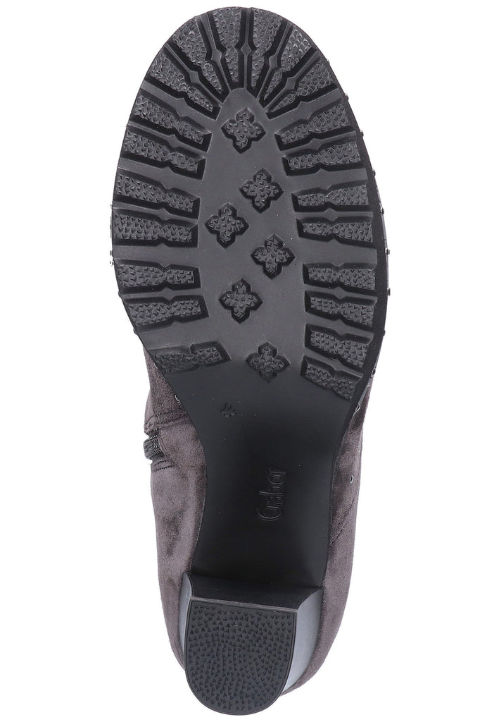 Gabor Stiefelette Veloursleder Dunkelgrau