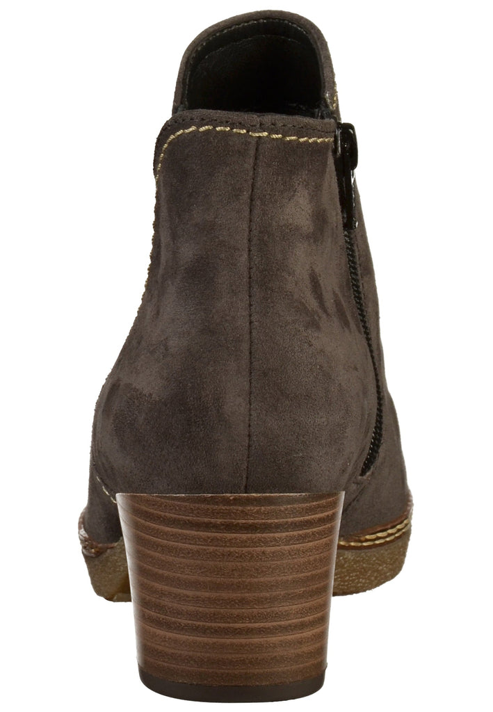Gabor Stiefelette Veloursleder Dunkelgrau