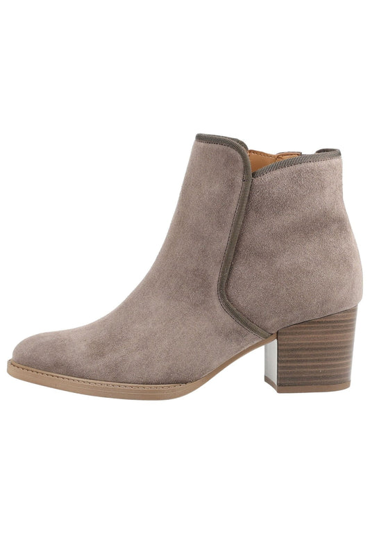 Gabor Stiefelette Veloursleder Grau