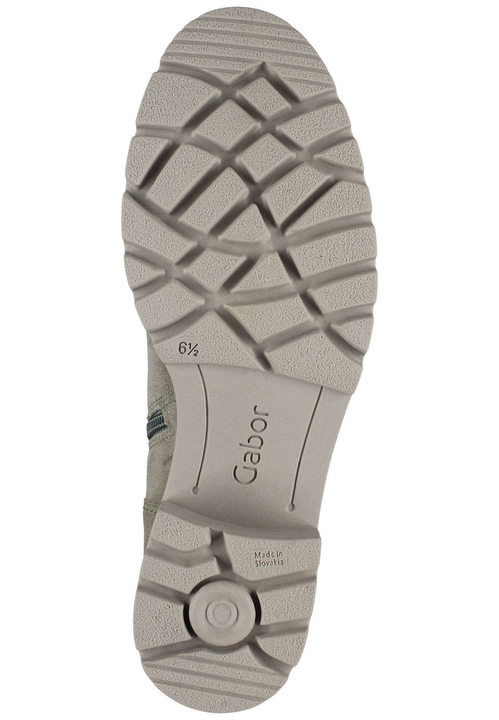 Gabor Stiefelette Veloursleder Grün