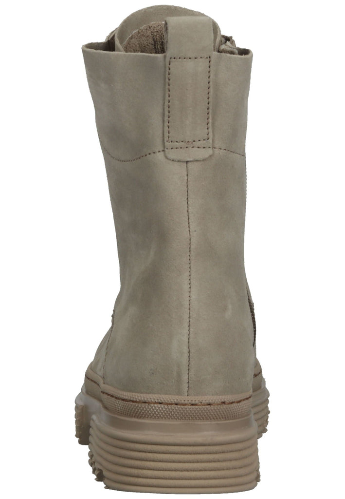 Gabor Stiefelette Veloursleder Kiesel