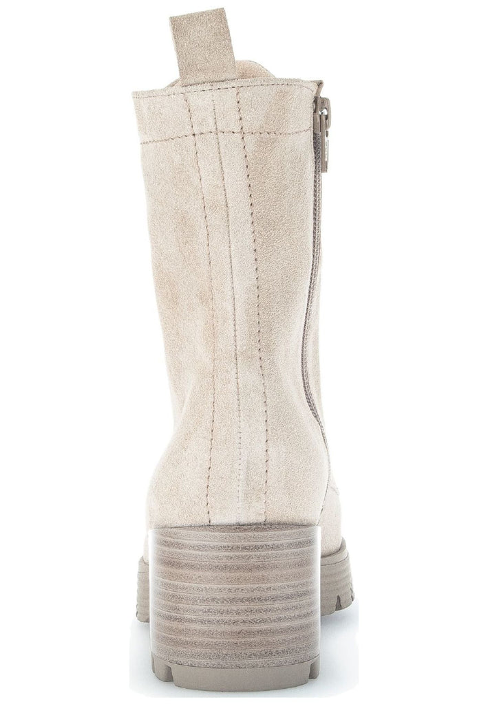 Gabor Stiefelette Veloursleder Kiesel