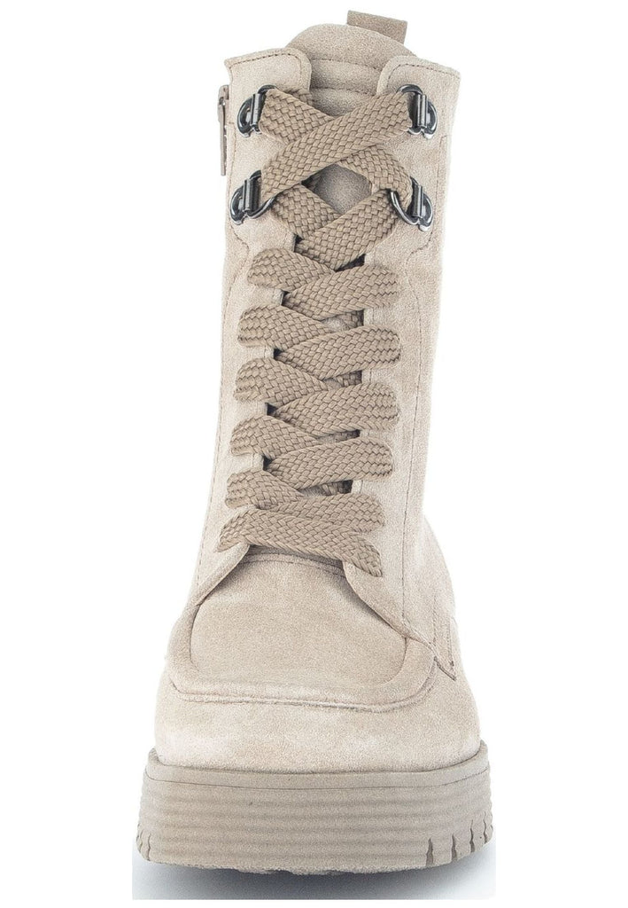 Gabor Stiefelette Veloursleder Kiesel