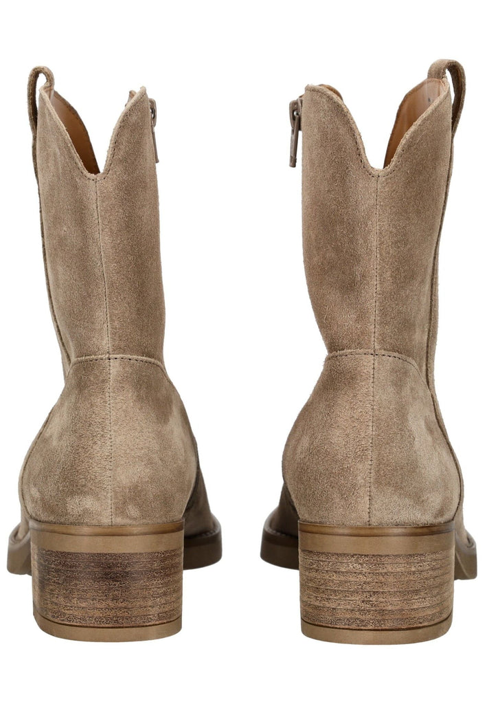 Gabor Stiefelette Veloursleder Mittelbraun