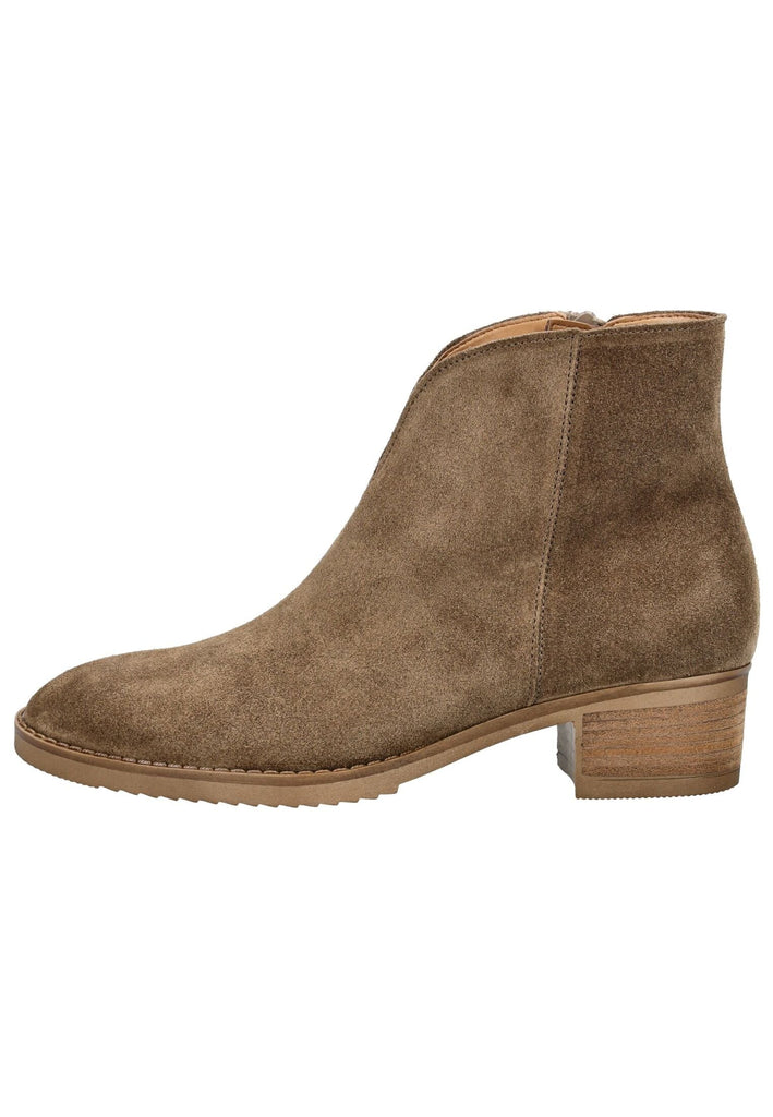 Gabor Stiefelette Veloursleder Mittelbraun
