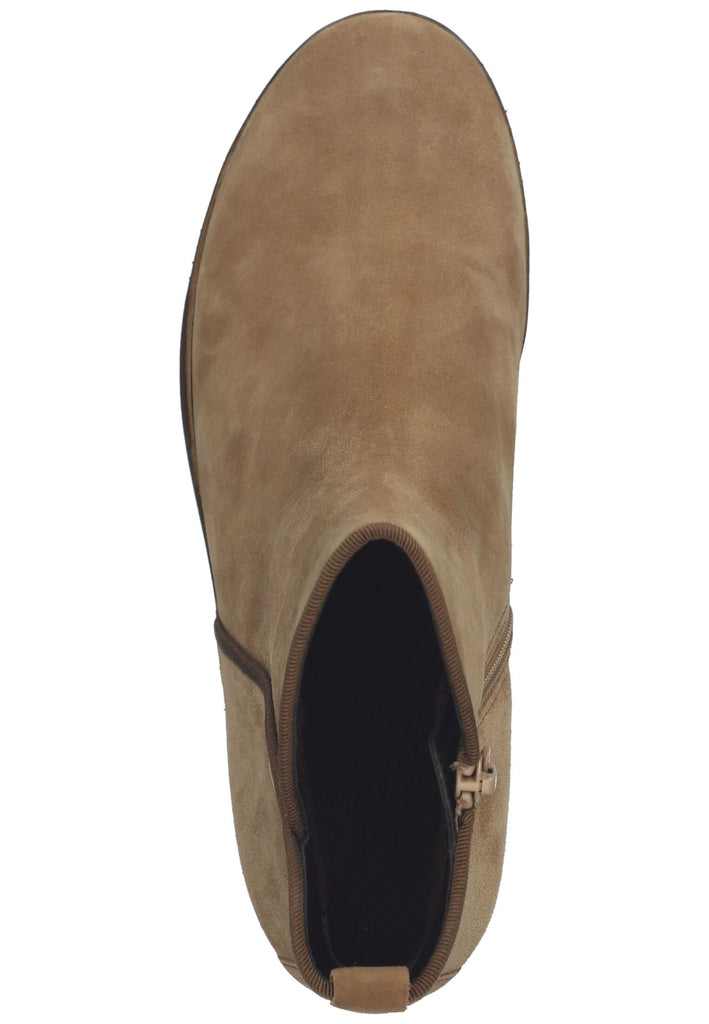 Gabor Stiefelette Veloursleder Mittelbraun