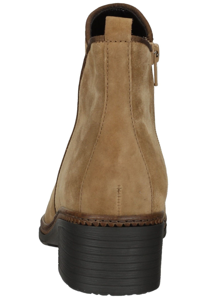 Gabor Stiefelette Veloursleder Mittelbraun