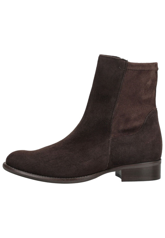Gabor Stiefelette Veloursleder Mocca