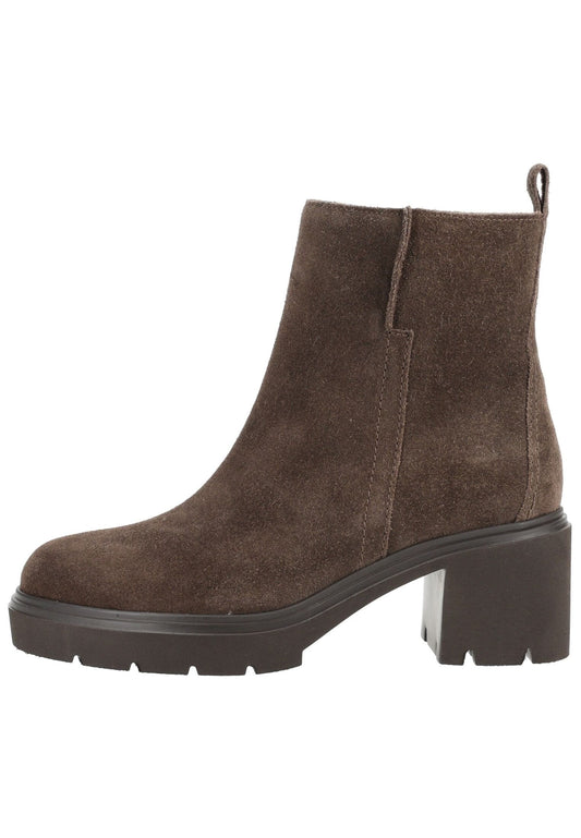 Gabor Stiefelette Veloursleder Mocca
