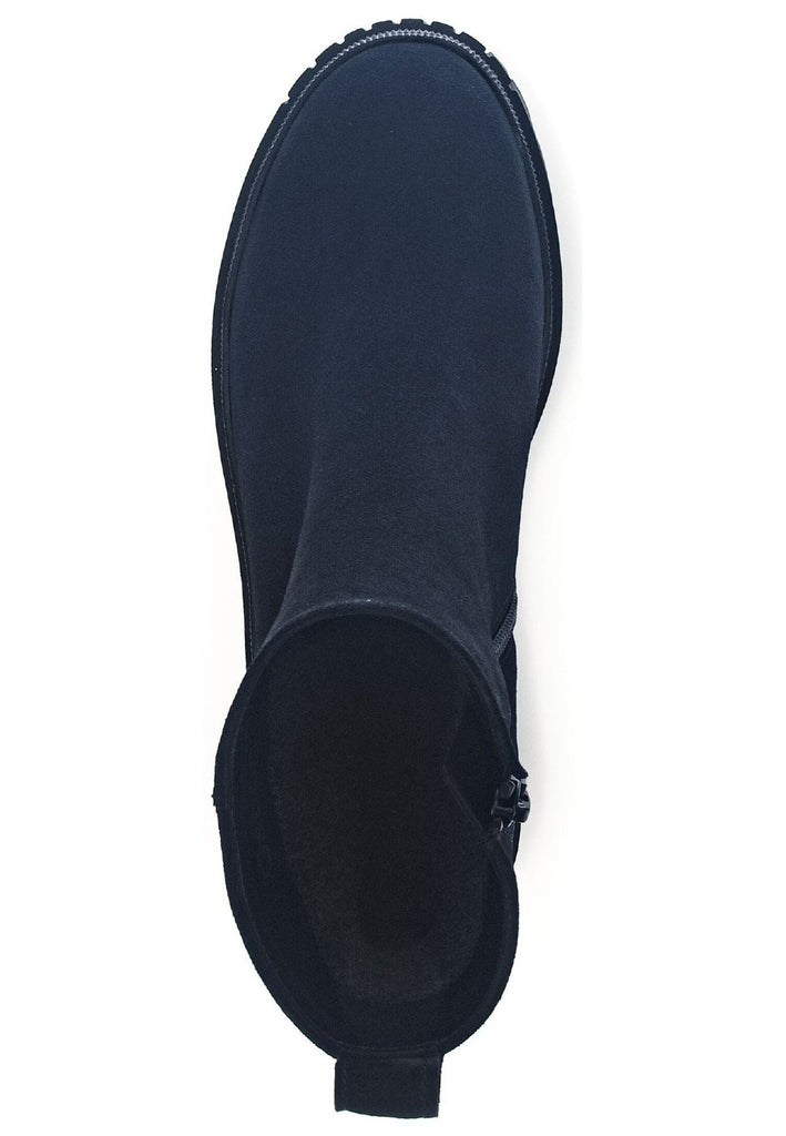 Gabor Stiefelette Veloursleder Pazifik Warmfutter