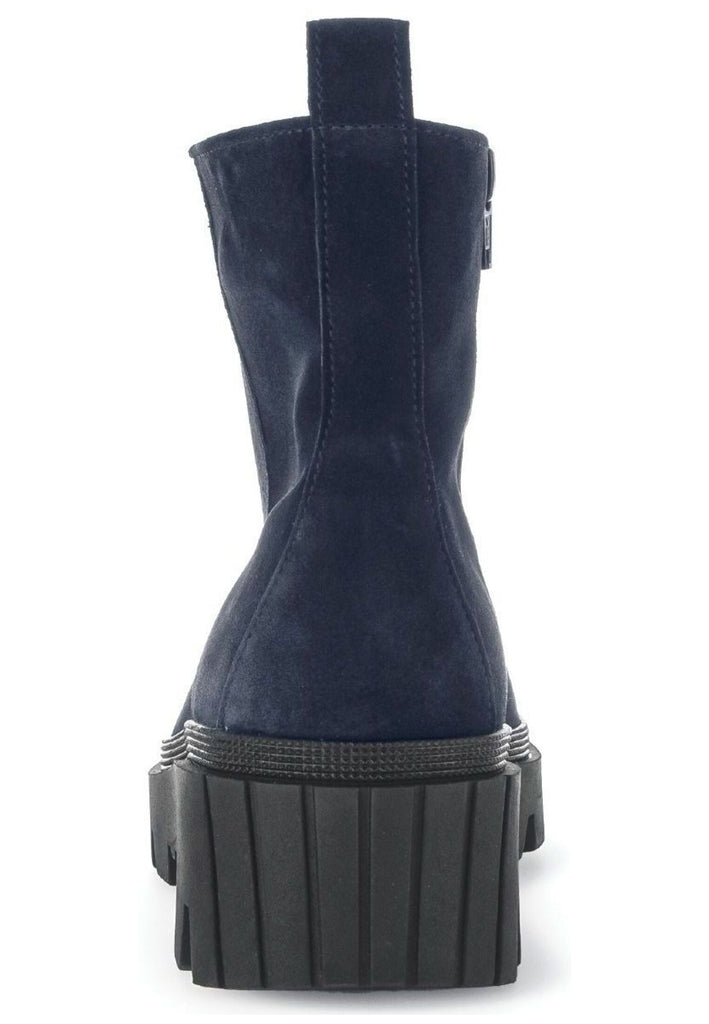 Gabor Stiefelette Veloursleder Pazifik Warmfutter