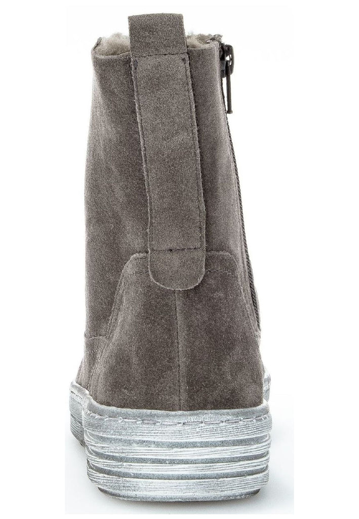 Gabor Stiefelette Veloursleder Pepper
