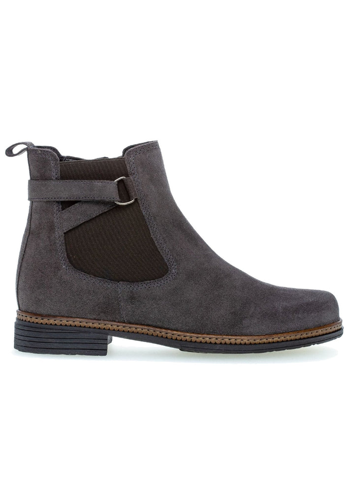 Gabor Stiefelette Veloursleder Pepper