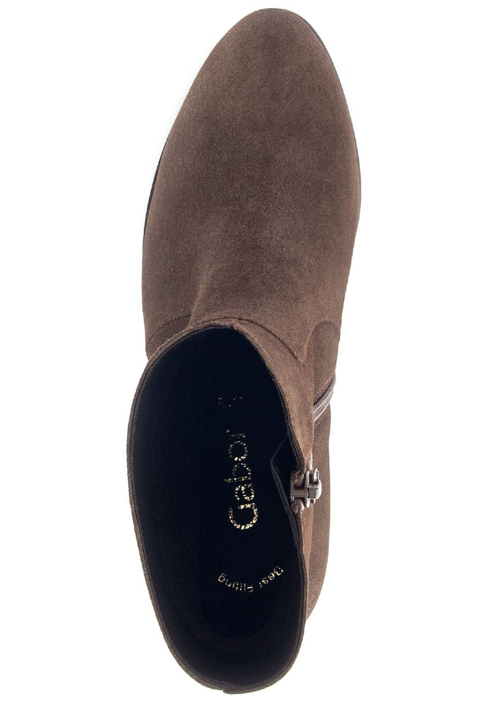 Gabor Stiefelette Veloursleder Reh