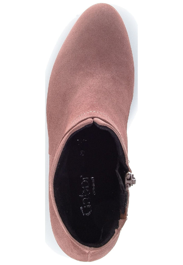 Gabor Stiefelette Veloursleder Rose