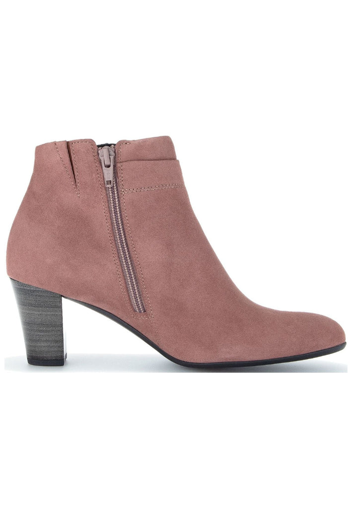 Gabor Stiefelette Veloursleder Rose
