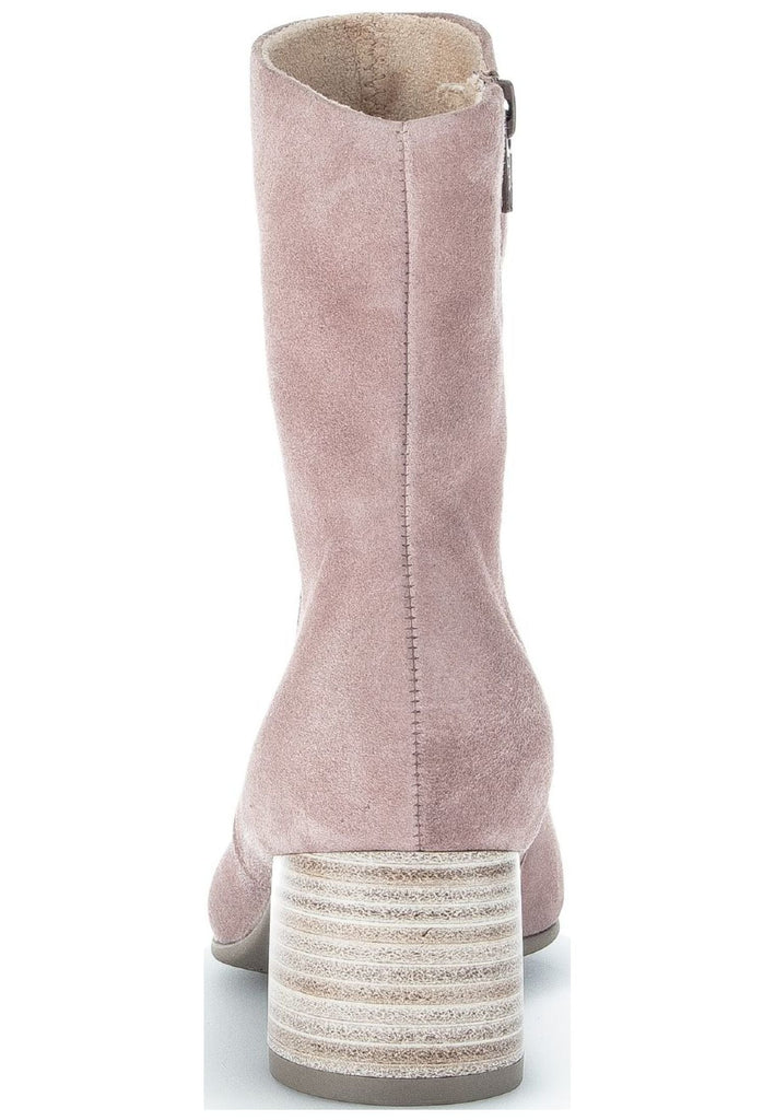 Gabor Stiefelette Veloursleder Rose