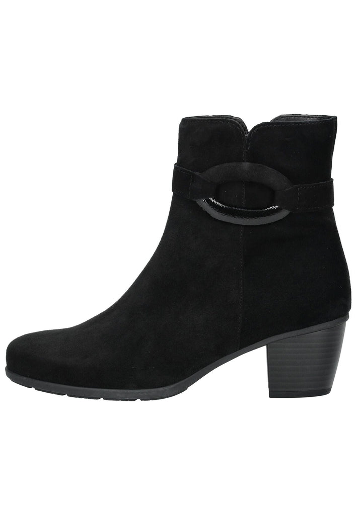 Gabor Stiefelette Veloursleder Schwarz