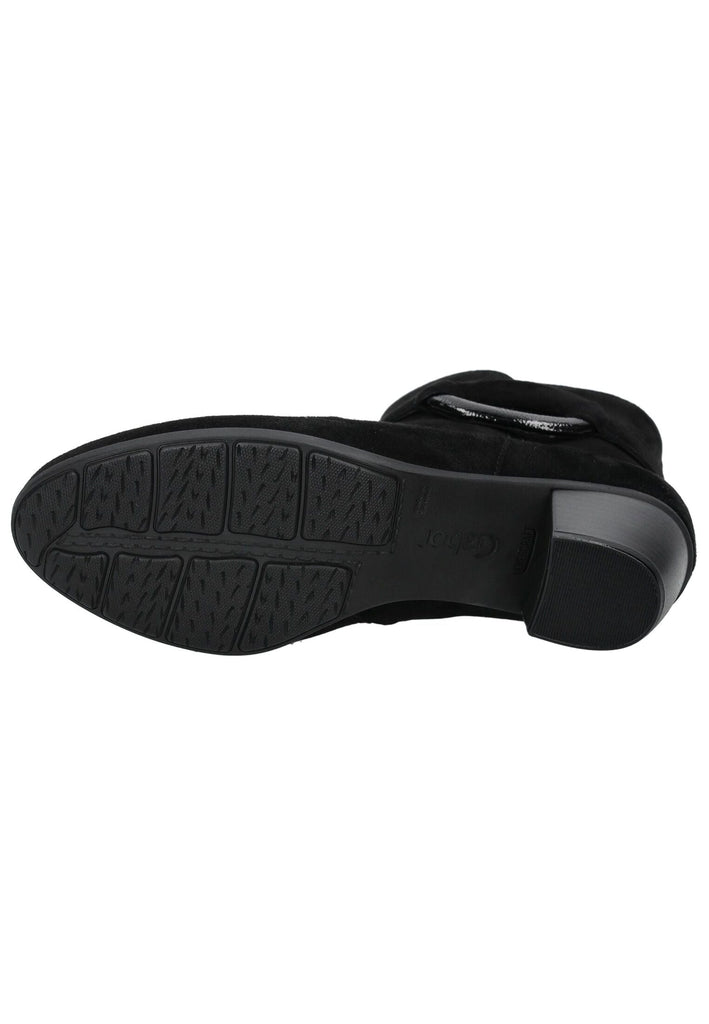 Gabor Stiefelette Veloursleder Schwarz