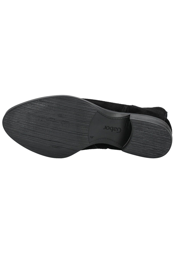 Gabor Stiefelette Veloursleder Schwarz